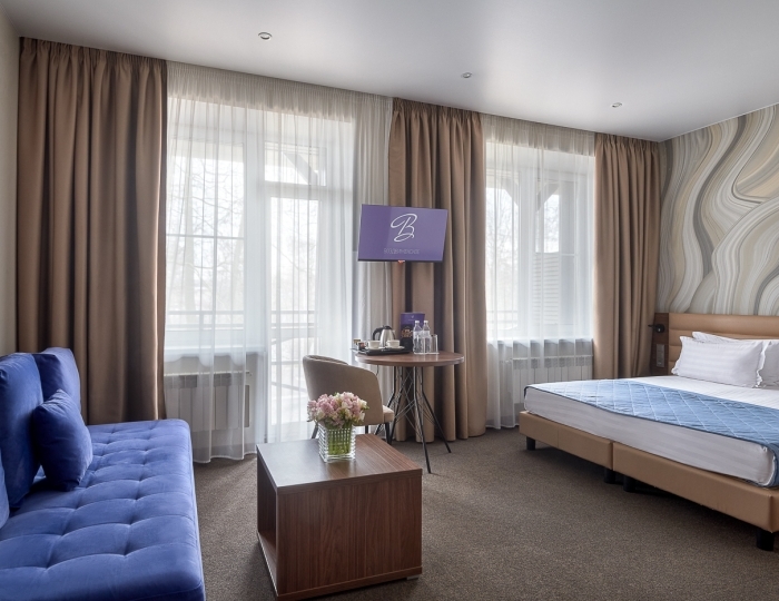 FAMILY DELUXE с балконом (ОТДЕЛЬНОСТОЯЩИЙ КОРПУС "ЛЕСНОЙ") - Парк-отель «Воздвиженское»